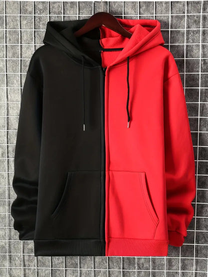 Men's Hooded Sweatshirt Grey Marl