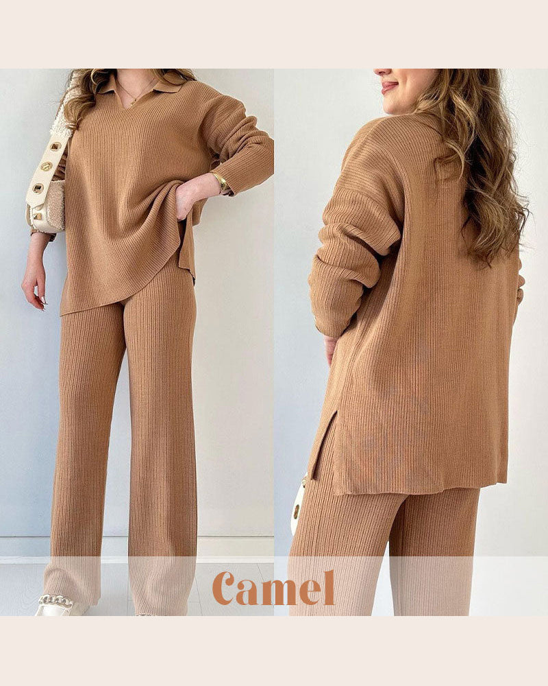 Simple Knit-Look Dress