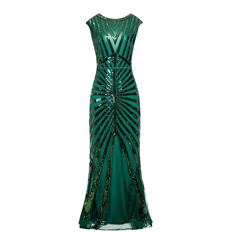Elegant Green Gatsby Glasses
