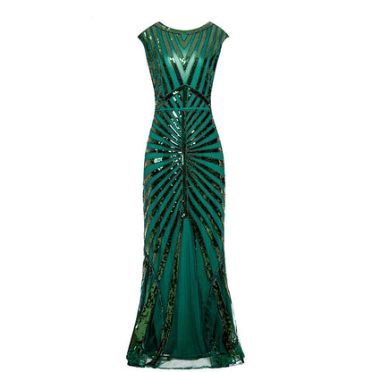 Elegant Green Gatsby Glasses