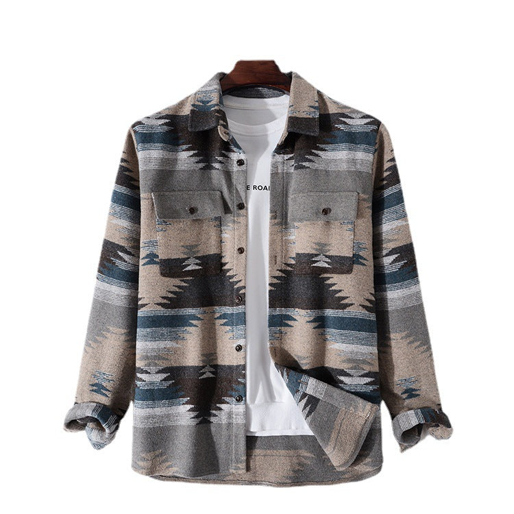 Men's Leather Jacket Cool Street Style Design