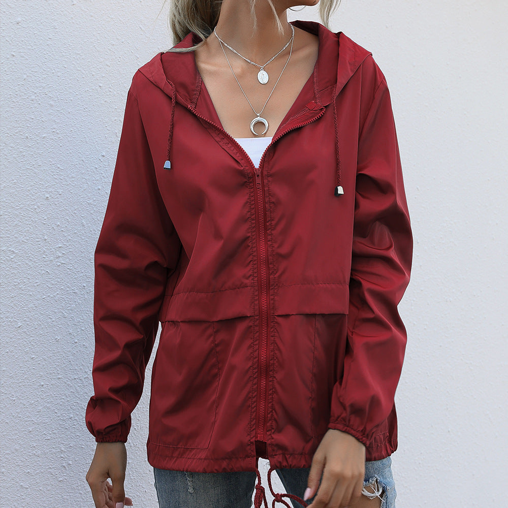 Practical Short Coat Rain