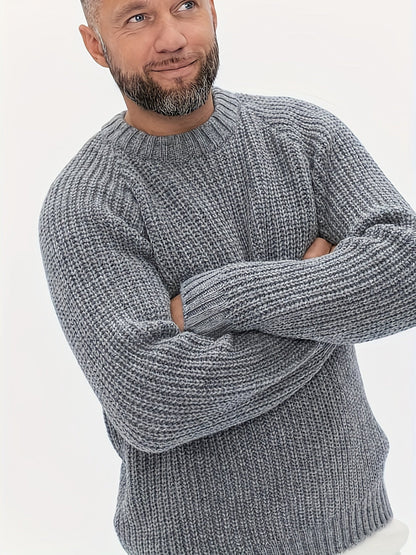 Classic Knit Sweater Acrylic Soft and Warm