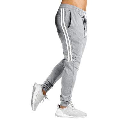 Men's Joggers Sporty Breathable Side Stripe