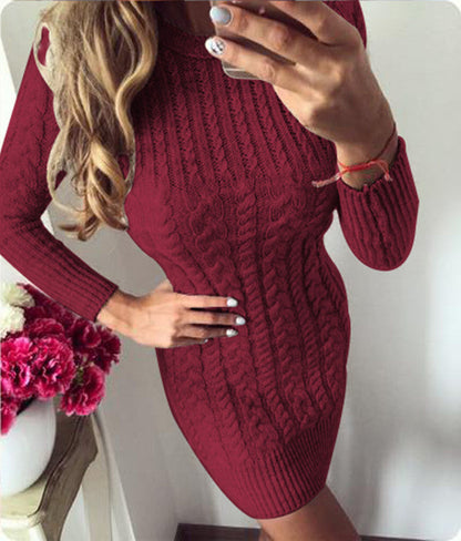 Women's Knitted Dress Modern Bodycon