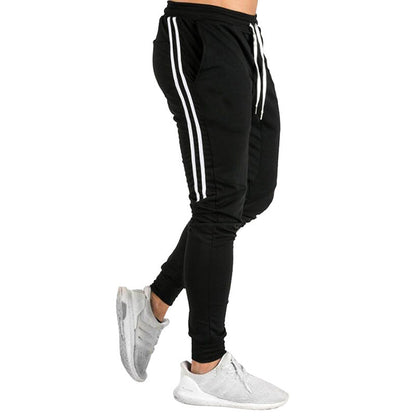 Men's Joggers Sporty Breathable Side Stripe