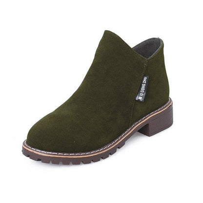 Women Ankle Boots Soft Leather Wedding Shoes