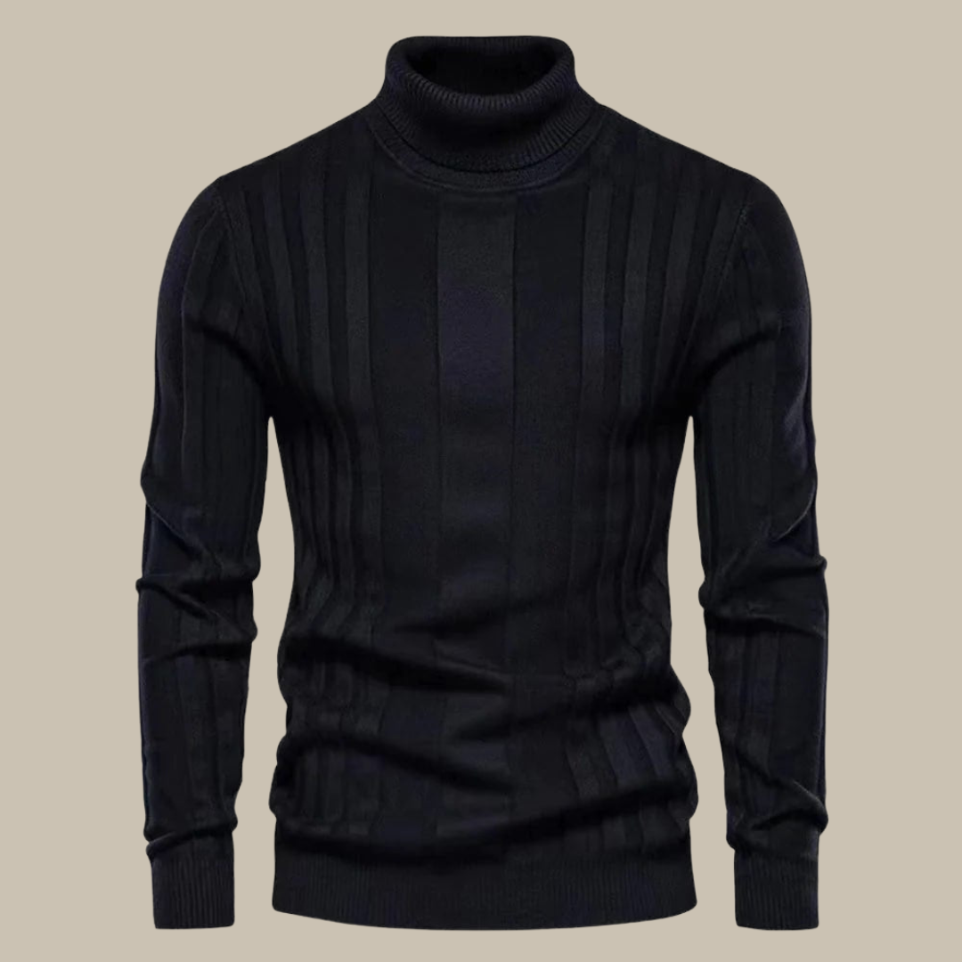Eleganter Herren Rollkragen Pullover Luxus Qualität