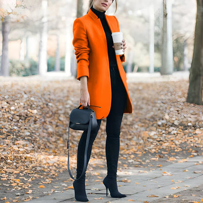 Colorful Wool Blazer Casual Chic Women