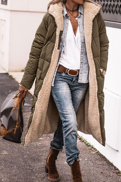 Stylish Sherpa Coat Luxury Quality