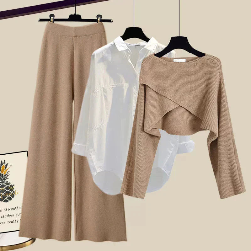 Elegantes Dreiteiliges Outfit für Damen - IdealeKleiden