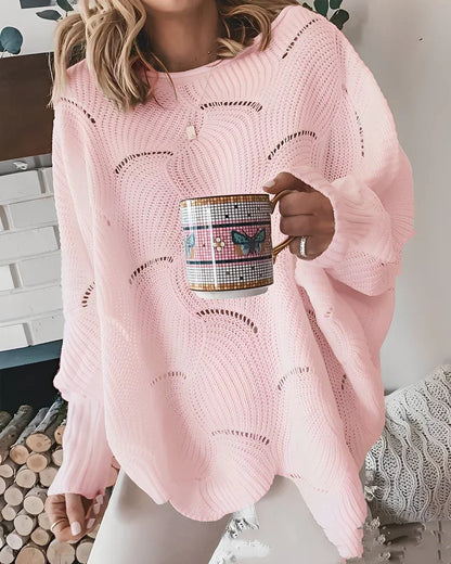 Stylish V-neck sweater for women