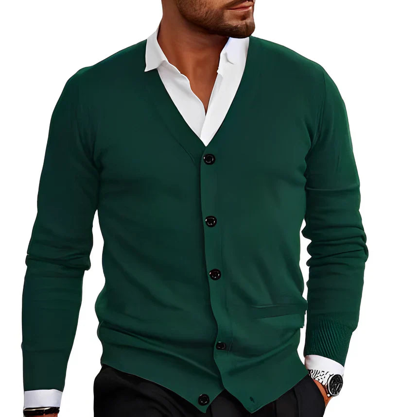 Herren Cardigan Bequem Casual Style