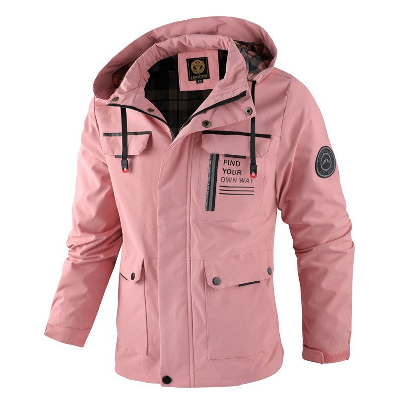 Waterproof Outdoor Jacket Men Sporty