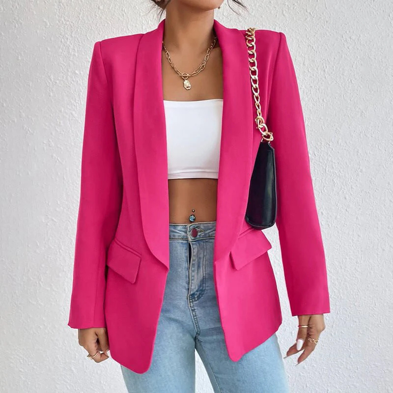 Women's Blazer Long Sleeve Elegant