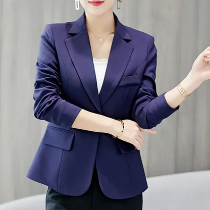 Elegant Women's One-Button Blazer