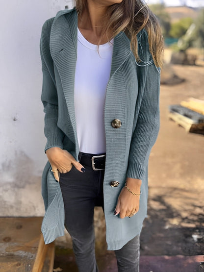 Women's Long Hooded Cardigans Comfortable