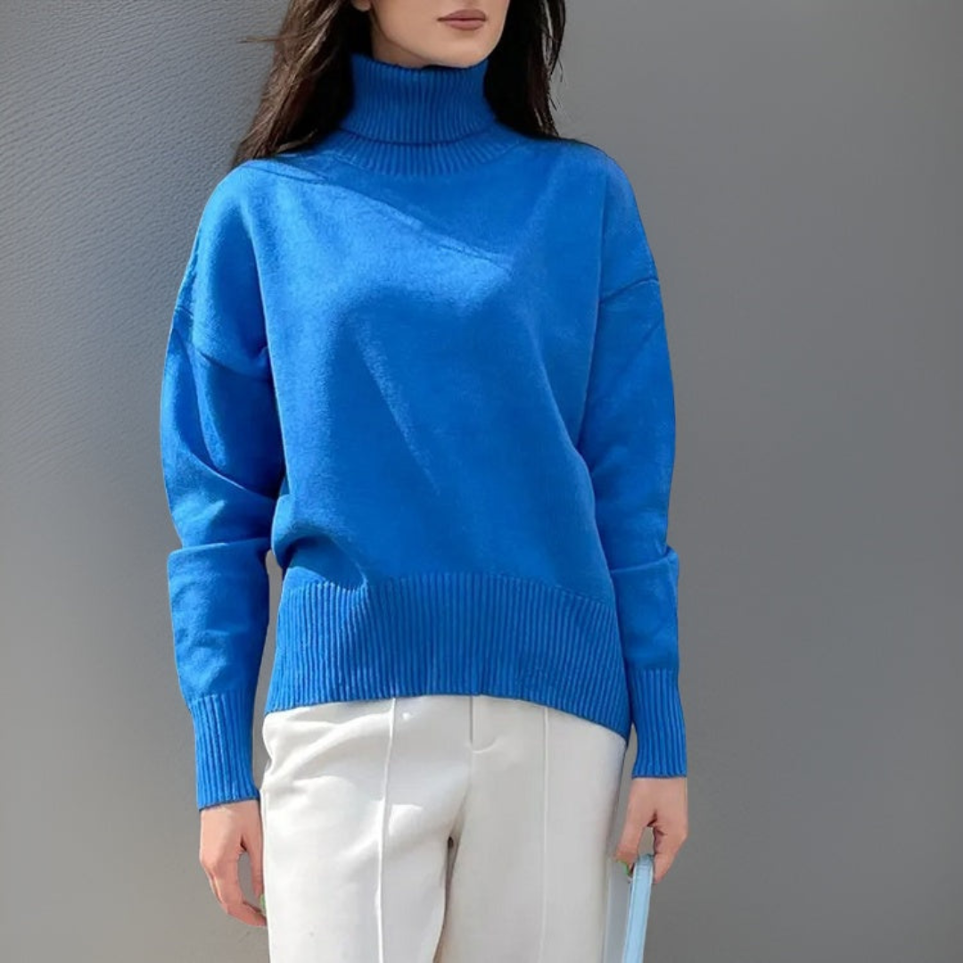 Women's Turtleneck Sweater Warm Winter