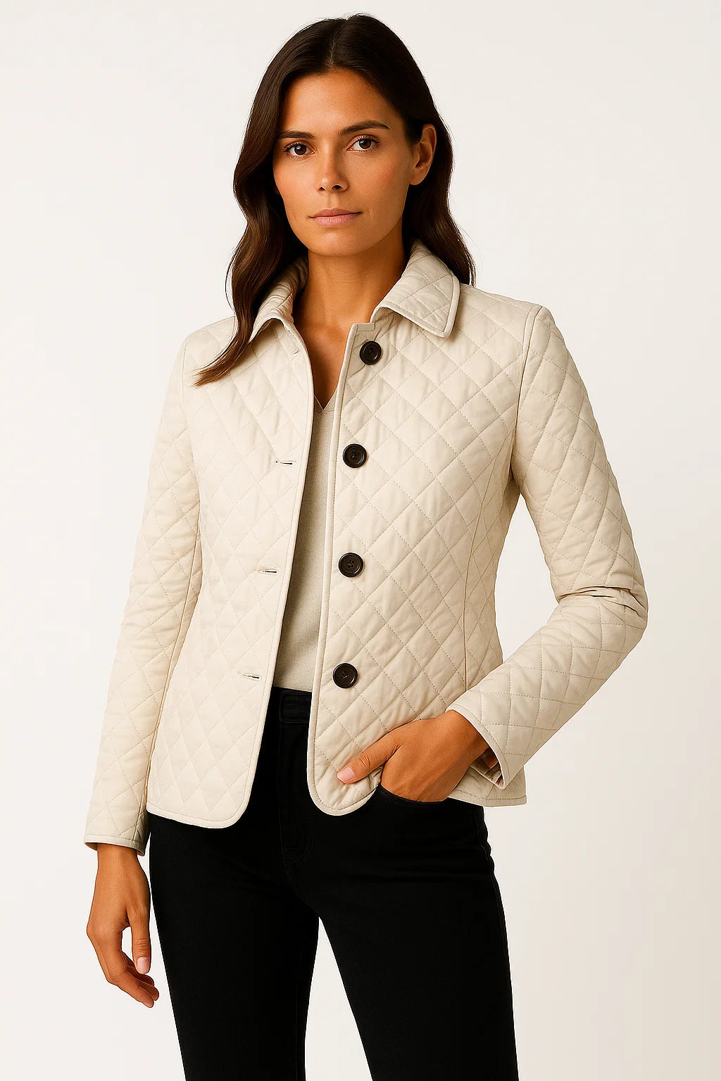 Stylish Quilted Jacket for Women, Warm and Lightweight