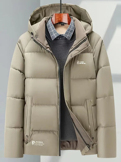 Elegant Men's Winter Coat Business Style