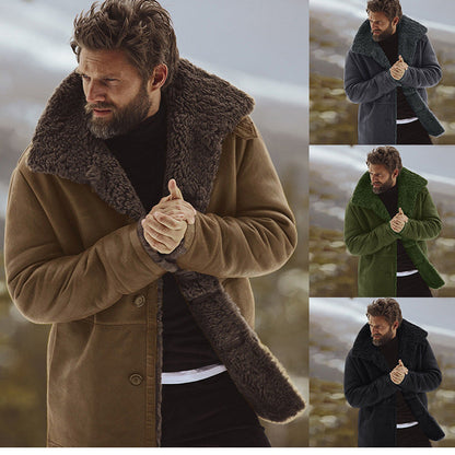 Herren Oversize Mantel Weich Bequem - IdealeKleiden