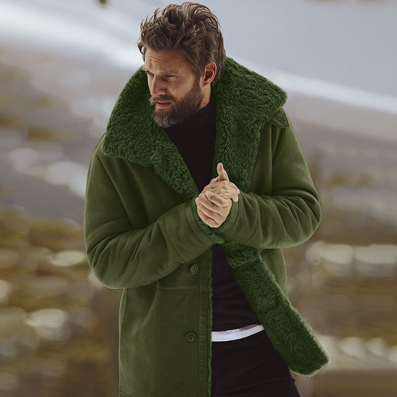 Men's Oversized Coat Soft Comfortable