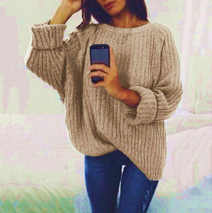 Women's Chunky Knit Loose Fit Sweater