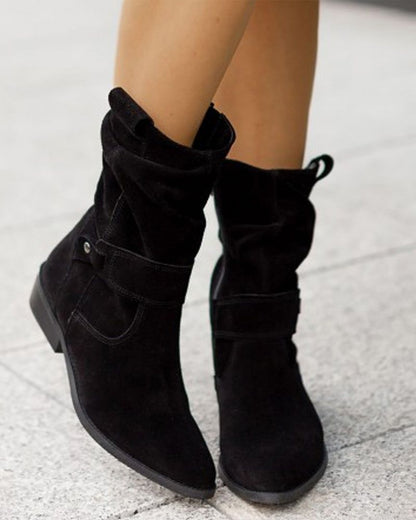 Fashionable Women's Flat Boots