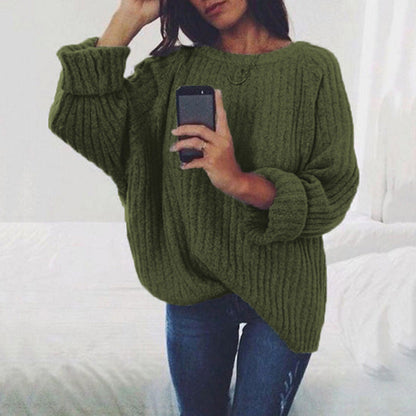 Women's Chunky Knit Loose Fit Sweater