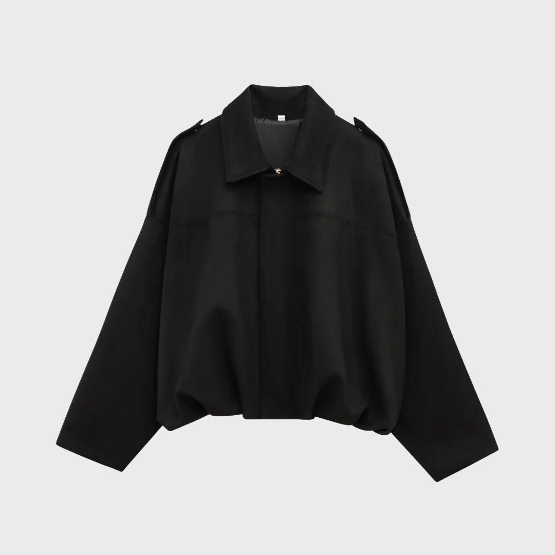 Oversized Suede Leather Jacket Warm & Stylish