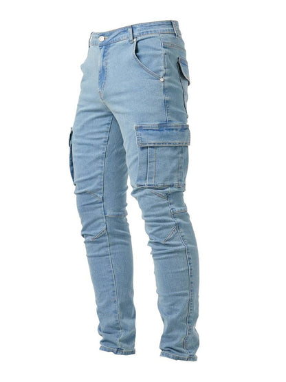 Men's Slim Fit Cargo Trousers Modern