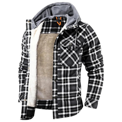 Elegant women's jacket in wood look, comfortable & durable