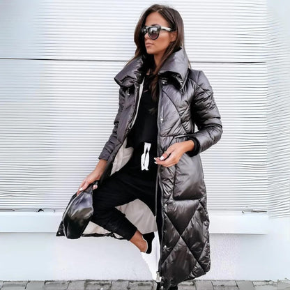 Warm Women's Long Winter Parka