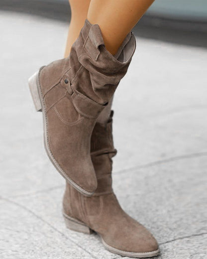 Fashionable Women's Flat Boots