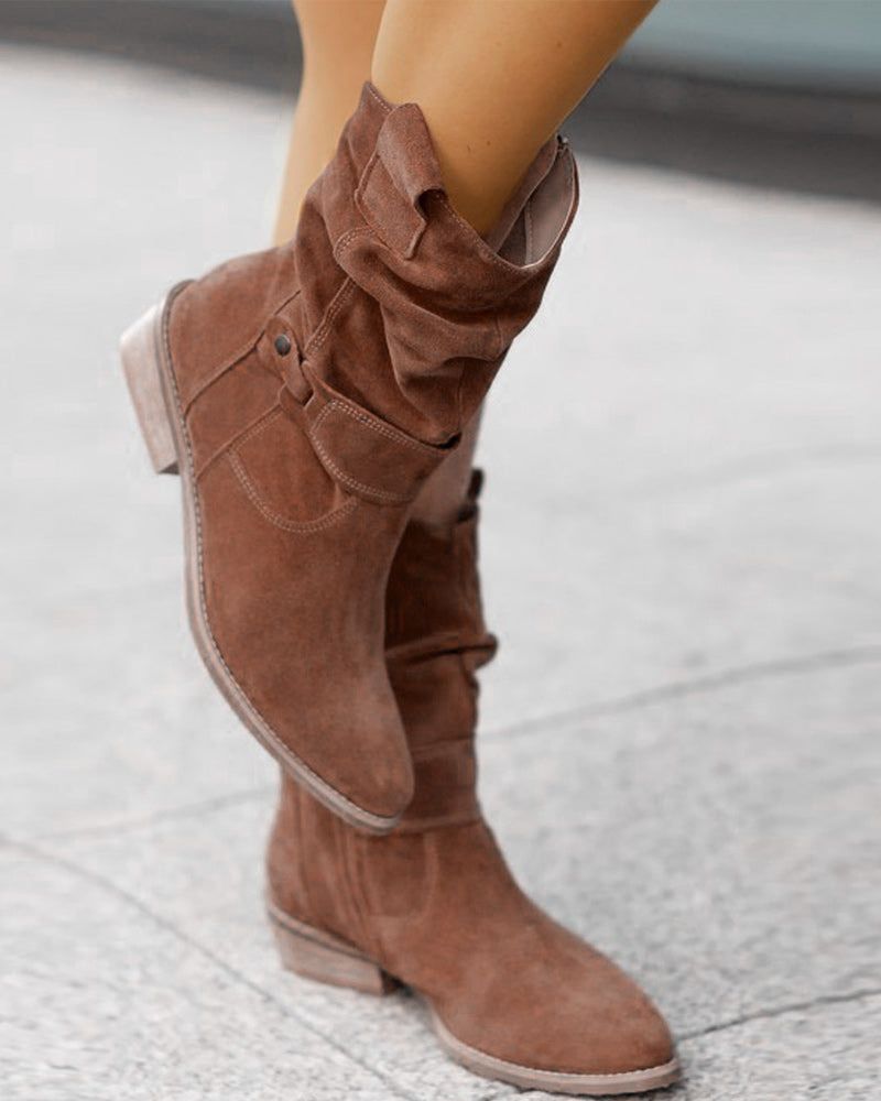 Fashionable Women's Flat Boots
