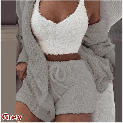 Women's Plush Lounge Set