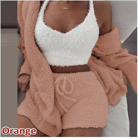Women's Plush Lounge Set
