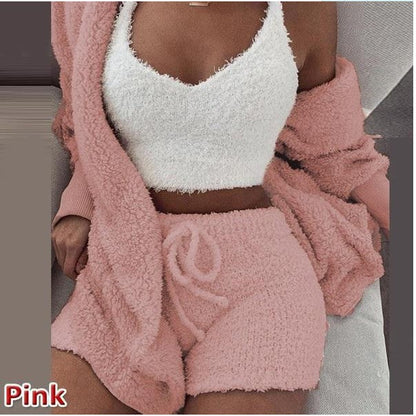 Women's Plush Lounge Set