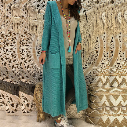 Women's Winter Coat Long Sleeve Hood and Pockets
