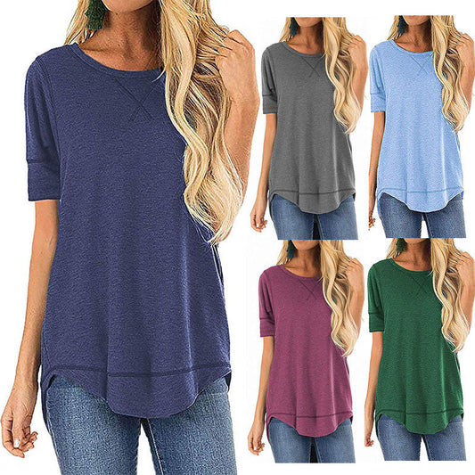 Damen Tierprint T-Shirt Trendy Sommerkleidung - IdealeKleiden
