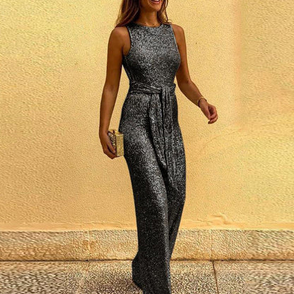 Sparkly Evening Dress Women's Elegant Backless