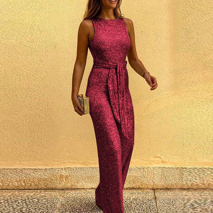 Sparkly Evening Dress Women's Elegant Backless