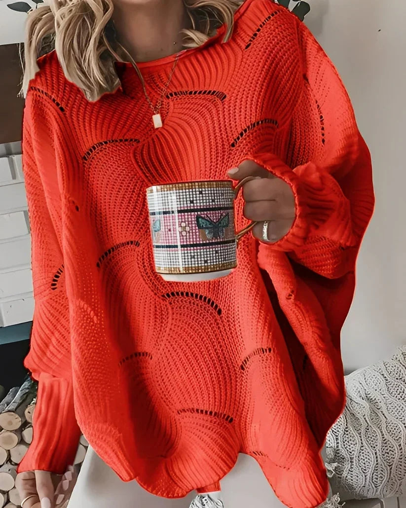 Stylish V-neck sweater for women