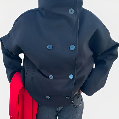 Stylish Women's Wool Jacket Elegant Design