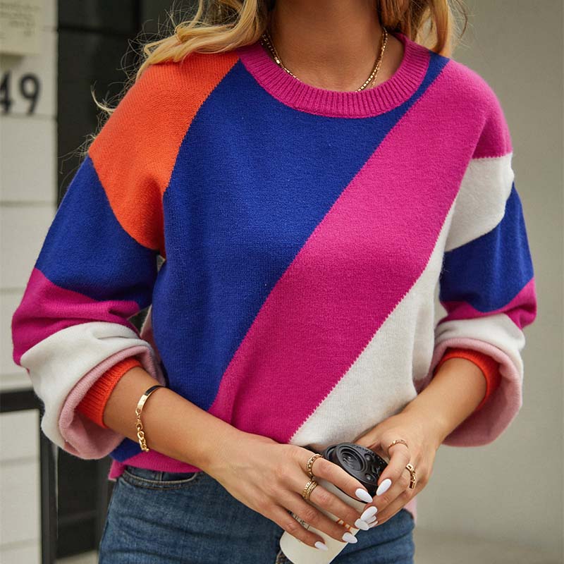 Colorful Jumper Modern Style