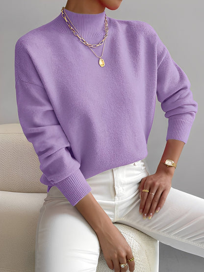 Elegant Women's Turtleneck Sweater Modern
