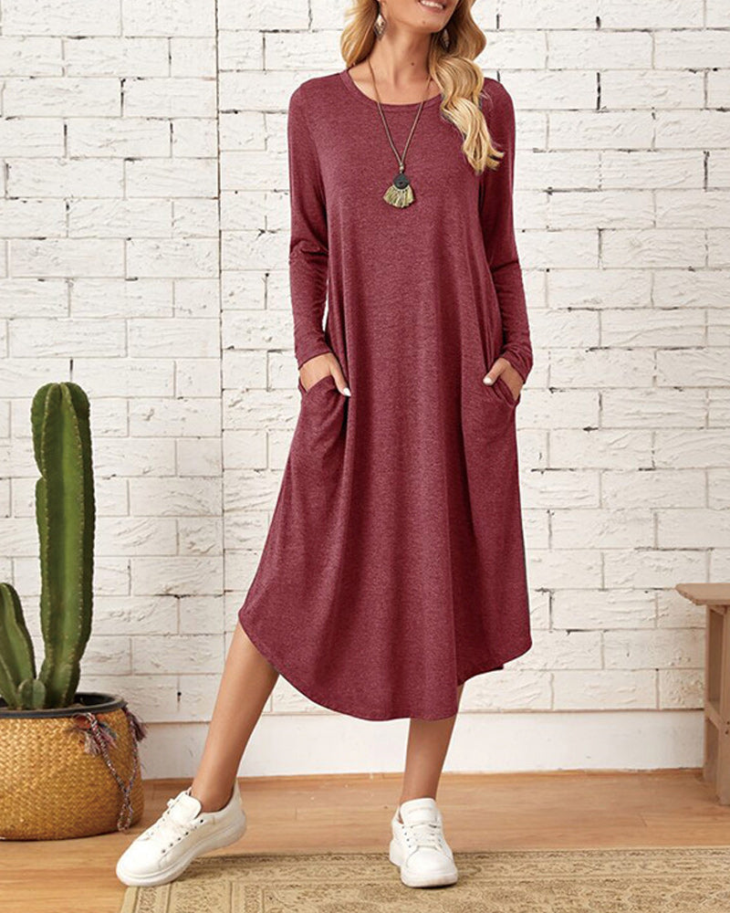 Loose Summer Dress With Pockets