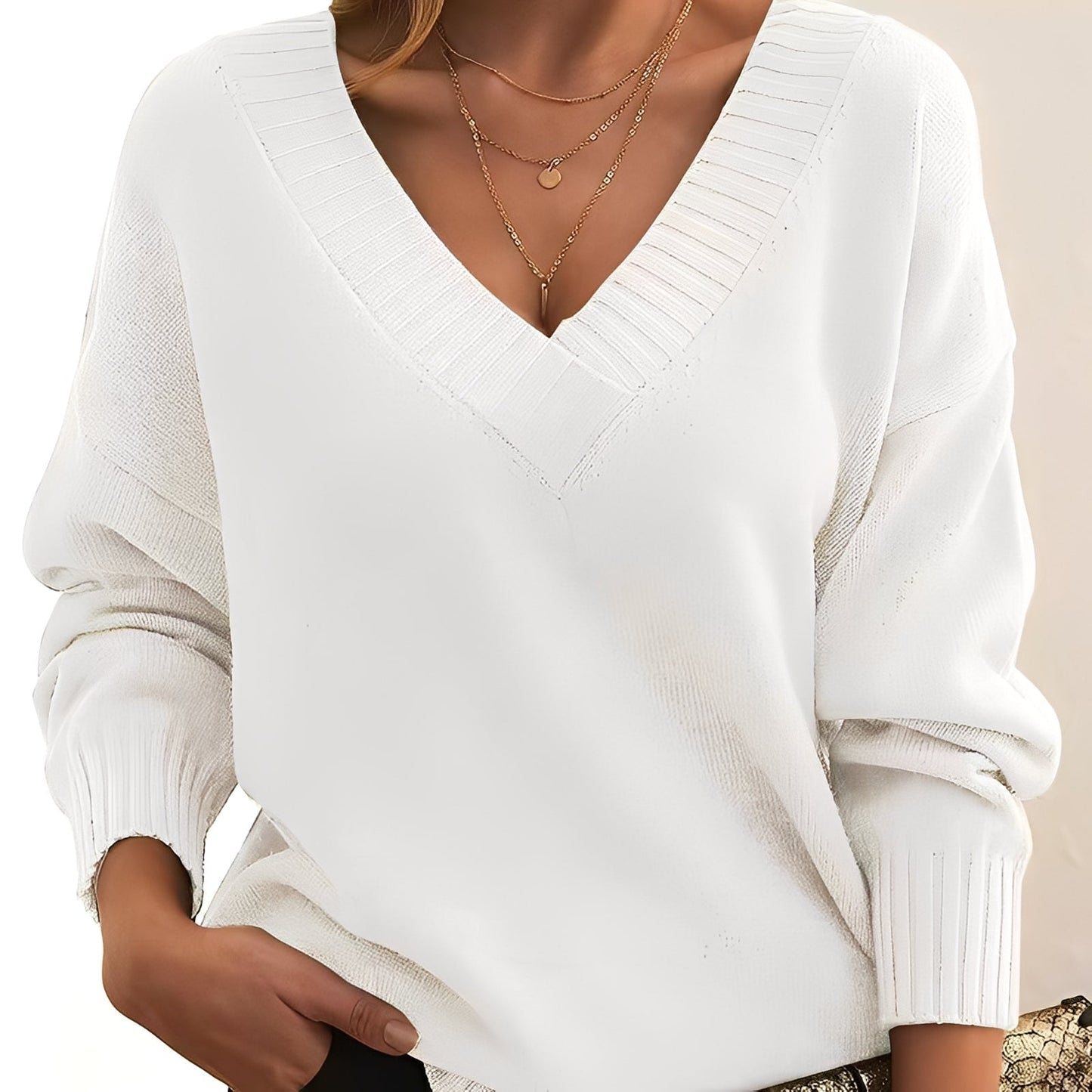Women's Cashmere Sweater Soft and Warm