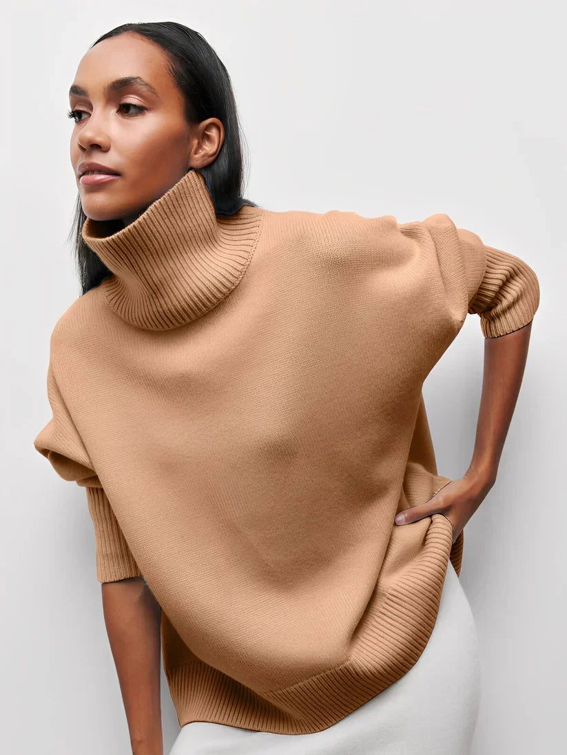 Stylish Women's Warm Turtleneck Sweater