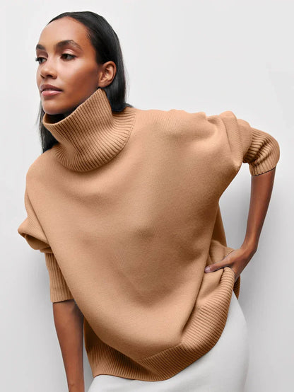 Stylish Women's Warm Turtleneck Sweater
